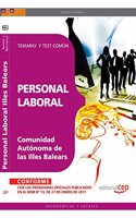 Personal Laboral Comunidad Autonoma de las Illes Balears. Temario y Test Comun