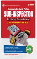 Arihant Study Guide for Jammu & Kashmir Police Sub-Inspector Recruitment Exam 2025 | As per the latest Syllabus issued on 26.12.2024