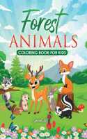 Forest Animals - Coloring Book for Kids