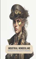 Industrial Wonderland: Steampunk Girl Coloring Book for Relaxation