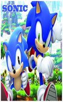 sonic: Coloring Book for Kids and Adults with Fun, Easy, and Relaxing