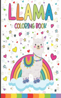 Llama Coloring Book