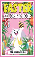 Easter Coloring Book for Kids Ages 4-8