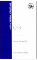 Code of Federal Regulations, Title 5, Administrative Personnel, PT. 1-699, Revised as of January 1, 2014