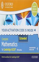 Complete Mathematics for Cambridge IGCSE® Student Book (Extended): Online Student Book (Core and Extended Mathematics for Cambridge IGCSE)