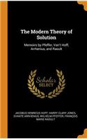 The Modern Theory of Solution