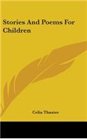 Stories And Poems For Children: (English)