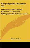 Encyclopedie Litteraire V3