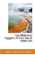 Two Wilderness Voyagers; A True Tale of Indian Life