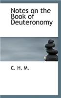 Notes on the Book of Deuteronomy