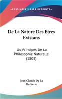 de La Nature Des Etres Existans
