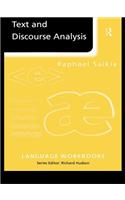 Text and Discourse Analysis