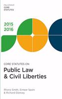 Core Statutes on Public Law & Civil Liberties 2015-16