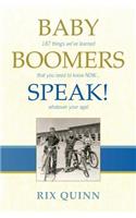 Baby Boomers Speak!