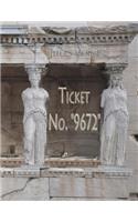 Ticket No. "9672"
