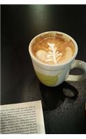 A Latte and a Book Coffeehouse Journal: 150 Page Lined Notebook/Diary