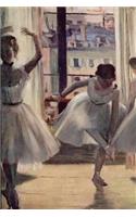 ''Three Dancers in an Exercise Hall'' by Edgar Degas: Journal (Blank / Lined)