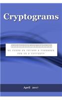 Cryptograms: April 2017: (English)