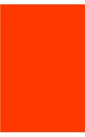 Journal Coquelicot Red Color Simple Plain Red