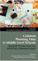 Common Planning Time in Middle Level Schools