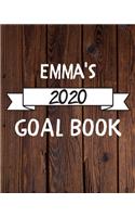Emma's 2020 Goal Book: 2020 New Year Planner Goal Journal Gift for Emma / Notebook / Diary / Unique Greeting Card Alternative