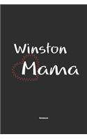 Winston Mama Notebook: Notebook / Journal Gift for dog / Winston Mom clothes, cute gift for dog mom, 120 Pages, 6x9, Soft Cover, Matte Finish
