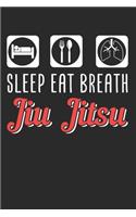 Jiu Jitsu Notizbuch: Jiu Jitsu Notizbuch die Perfekte Geschenkidee für Kampfsportler oder Jiu Jitsu Fans. Das Taschenbuch hat 120 weiße Seiten mit Punktraster die dich b