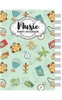 Music Sheet Notebook