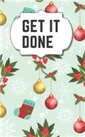 Get It Done: Password Log Book With Alphabetical Tabs, Address Website & Password Record Manager, Christmas Discreet Cover Booklet(5 Discreet Cover)