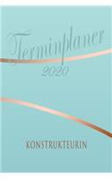 Konstrukteurin - Planer 2020: Terminplaner für Konstrukteurin - Organizer für 2020, Businessplaner, Berufskalender, Arbeitsplaner, Aufgabenplaner