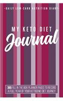My Keto Diet Journal
