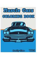 Muscle Cars Coloring Book