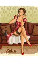 Retro Coloring Book for Grown-Ups 1: (1 Retro)