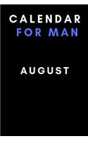 Calendar For Man: August