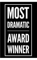 Most Dramatic Award Winner
