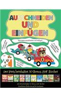 Aktivitäten ausschneiden und einfügen: Ausschneiden und Einfügen - Rennwagen(58 Aktivitäten Ausschneiden Und Einfügen)