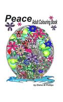 Peace Adult Colouring Book: Adult Colouring Book