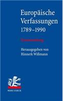 Europaische Verfassungen 1789-1990: Textsammlung