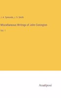 Miscellaneous Writings of John Conington