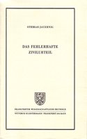 Das Fehlerhafte Zivilurteil