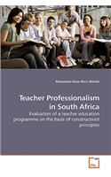 Teacher Professionalism in South Africa