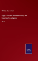 Egypt's Place in Universal History