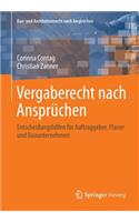 Vergaberecht Nach Ansprüchen