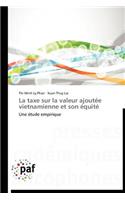 La Taxe Sur La Valeur Ajoutée Vietnamienne Et Son Équité