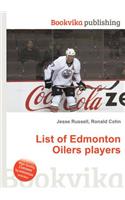 List of Edmonton Oilers Players