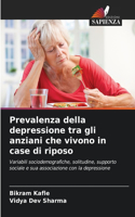 Prevalenza della depressione tra gli anziani che vivono in case di riposo