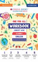 Oswaal One For All Workbook | Concept Wise Class-2 English Book | For Latest Exam