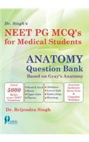 NEET PG MCQs for Medical Students: Anatomy Question Bank Based on Grays Anatomy (PB)