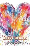 Artsy Hearts Coloring Book
