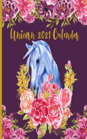 Unicorn 2021 Calendar